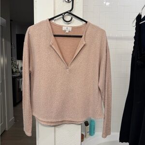 Socialite Blush Knit Top